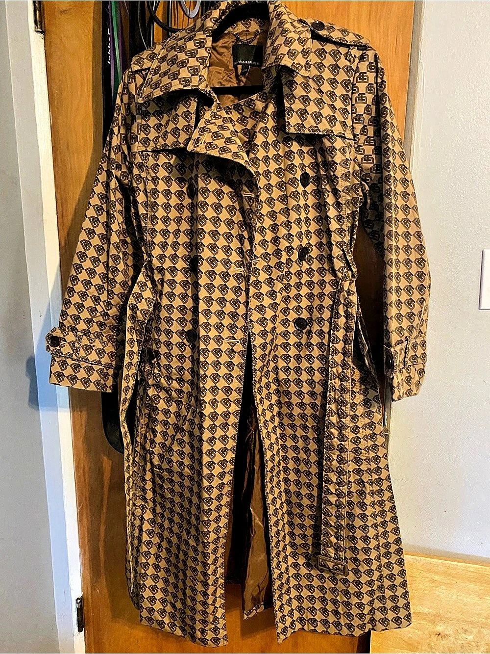 Banana Republic Monogram Trench Coat